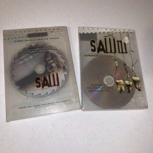 SAW 1 and 3 DVD Bundle, Full screen Version